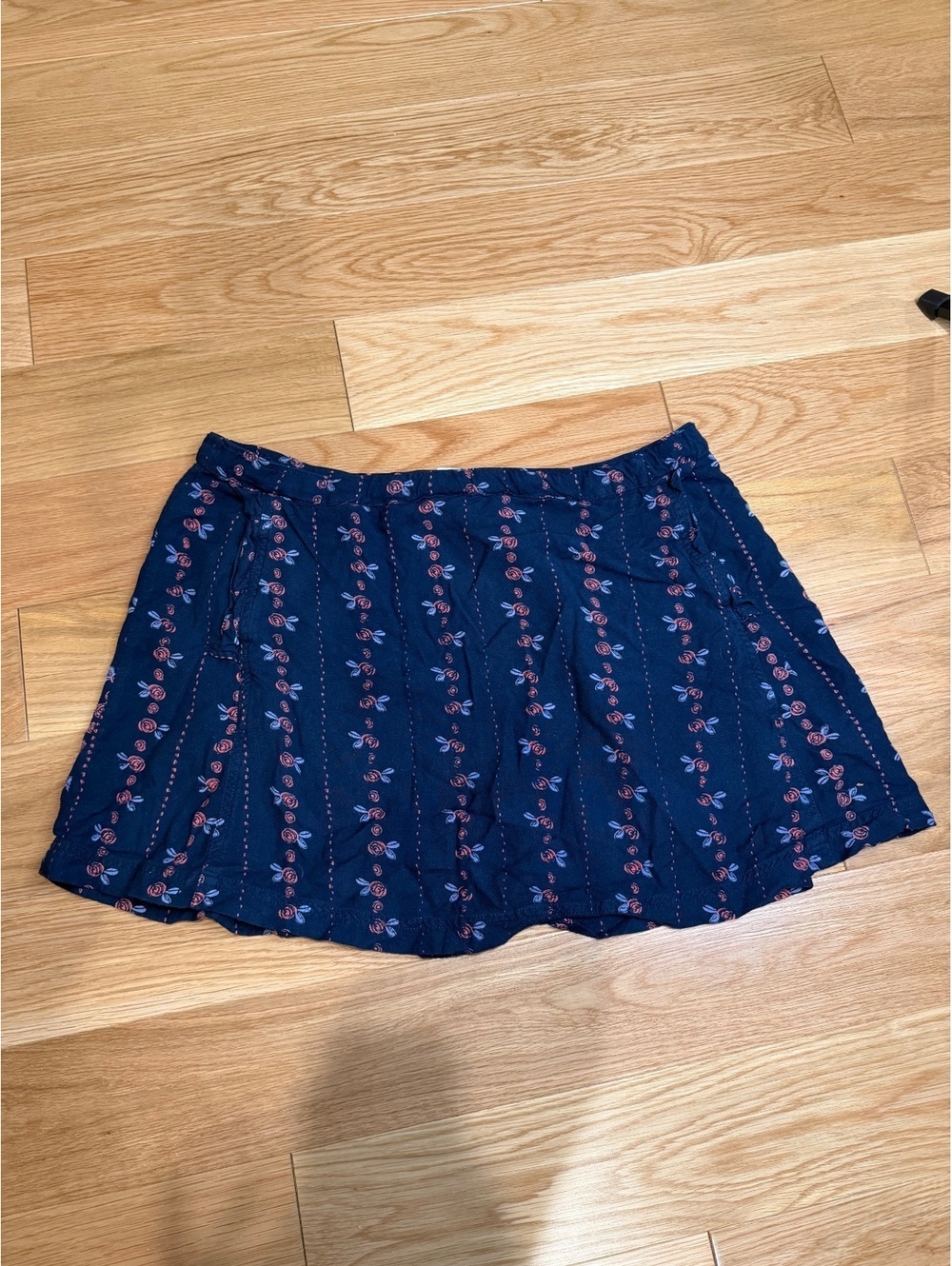 Cooperative Floral Flippy Mini Skirt